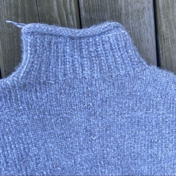 Rachel Zoe Boxy Mock Neck Chenille Sweater XS - Picture 4 of 9